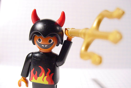 image of toy devil
